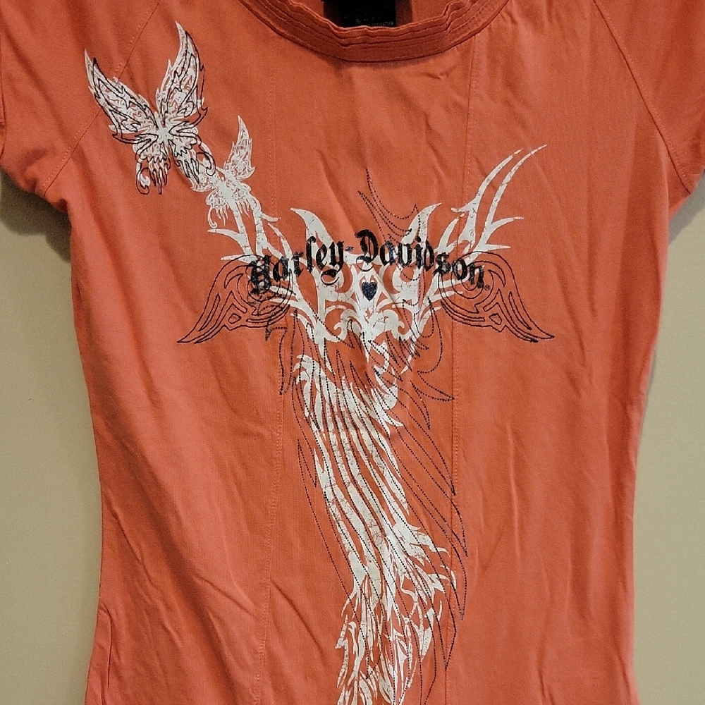 Harley Davidson Graphic Fitted Tee - Picture 2 of 5
